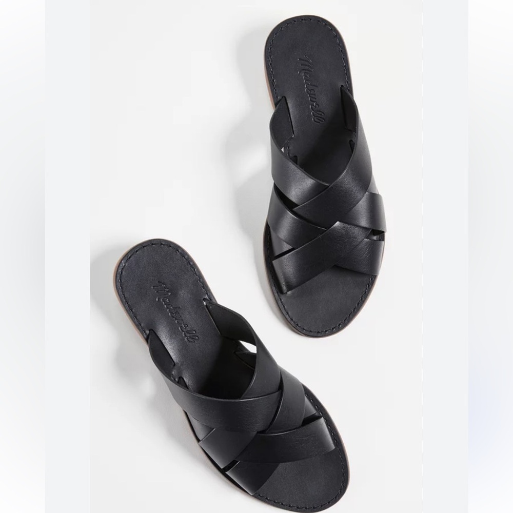 Madewell The Boardwalk Woven Slide Sandal